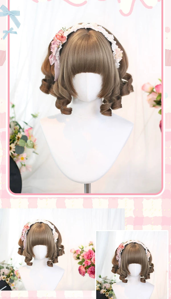 Yunnuo short Roman curl full-head wig - additional view 1