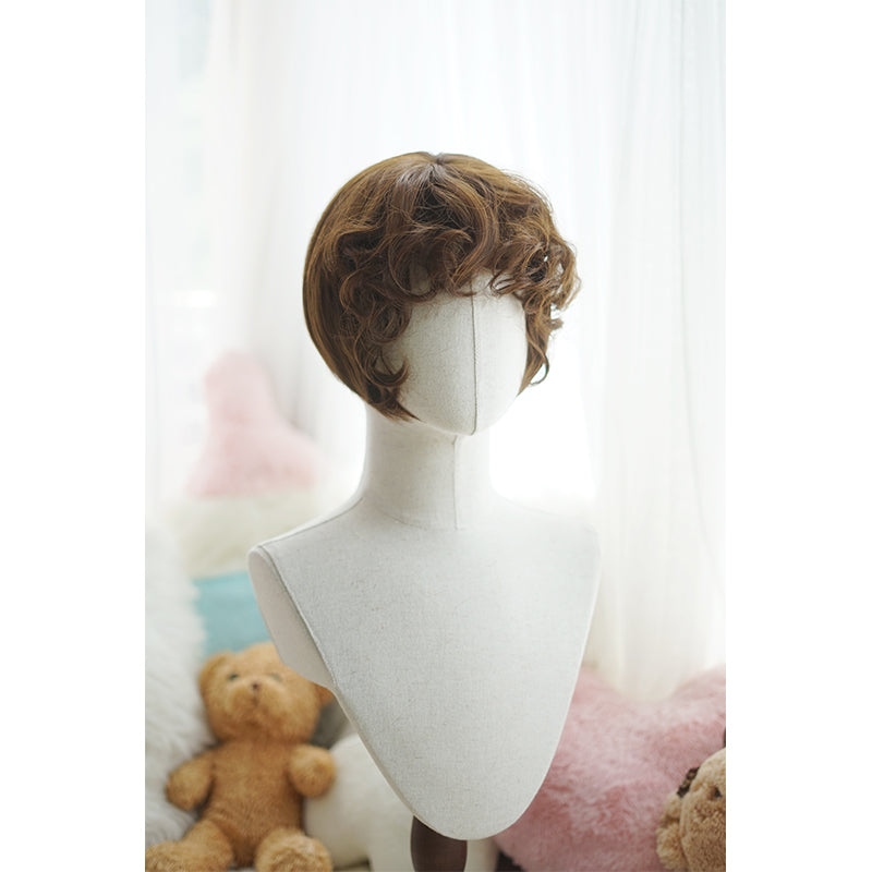 Imperial Tea - Roman Roll - Lolita wig with Roman curls and double ponytails - product detail 2