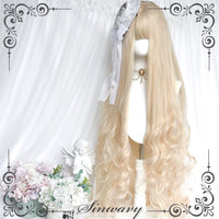Sinwavy - Dream Horse - 1-metre pearl-beige wavy bridal Lolita wig - Pearl beige
