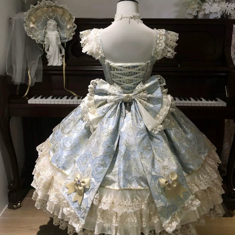 Confession Sweetheart - Gilded Waltz - Sweet Lolita jumper skirt