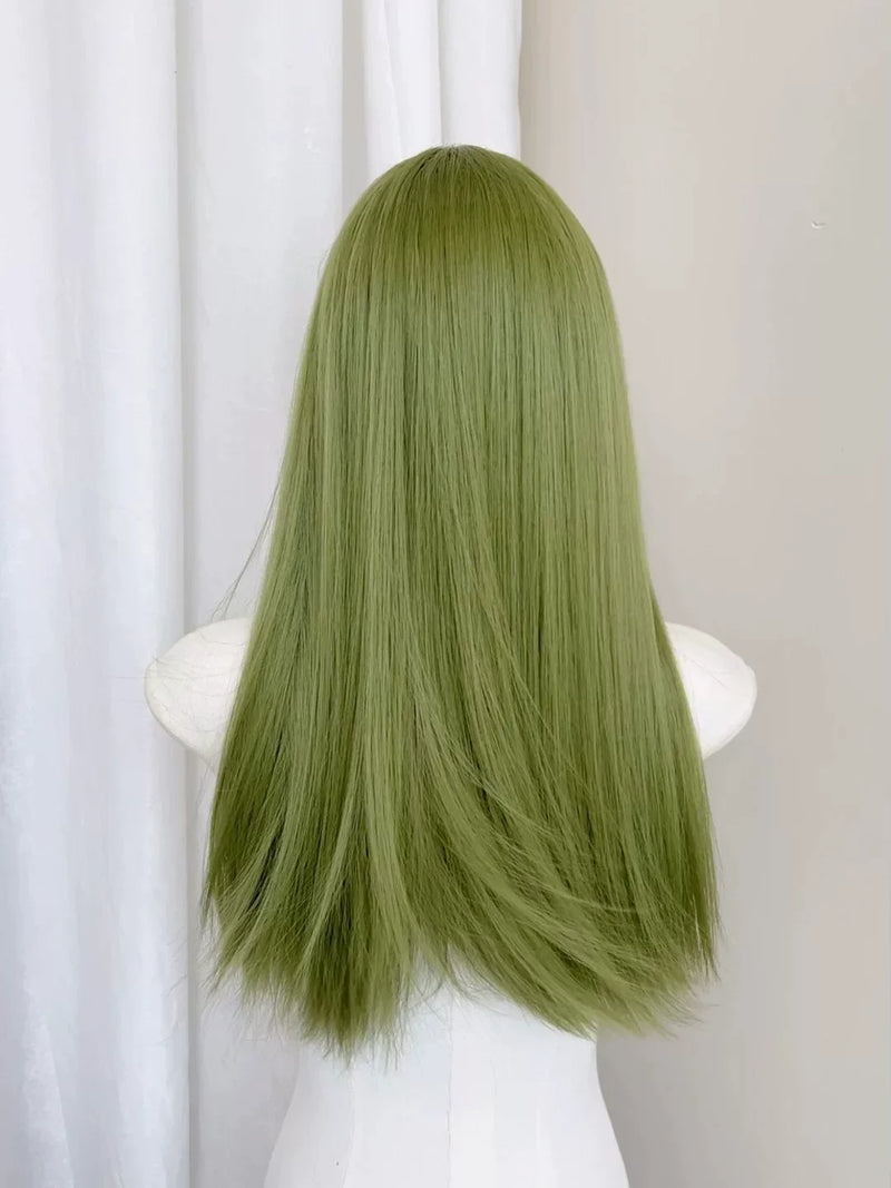 Kunkun Fish green long straight Lolita wig - view 4