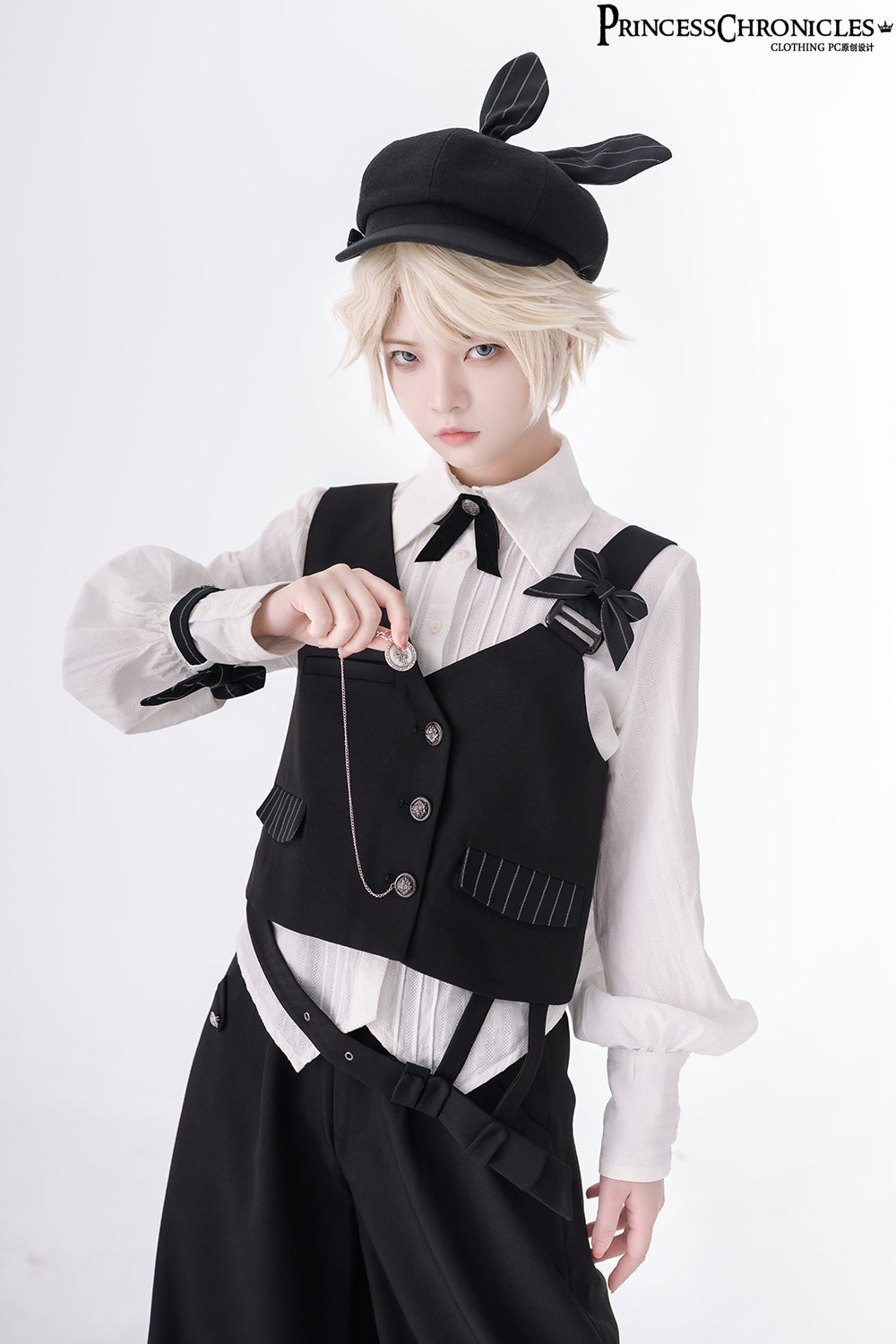 Princess Chronicles - Vintage Kawaii Bow Lolita Beret - Headwear
