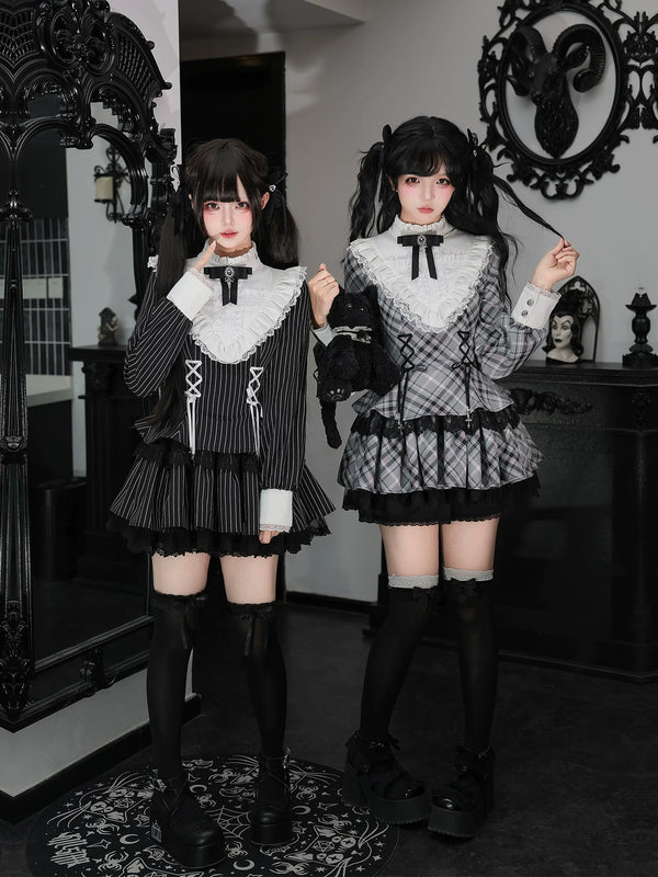 With PUJI - Doki! · Autumn Limit - Sweet Lolita OP Dress, Ruffle Trim product view