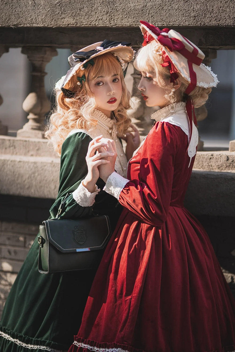 Miss Point - Customized Lolita Dress Vintage - Elegant Velvet OP Dress OP Dress