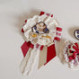 Beige handmade brooch / Small item, one size