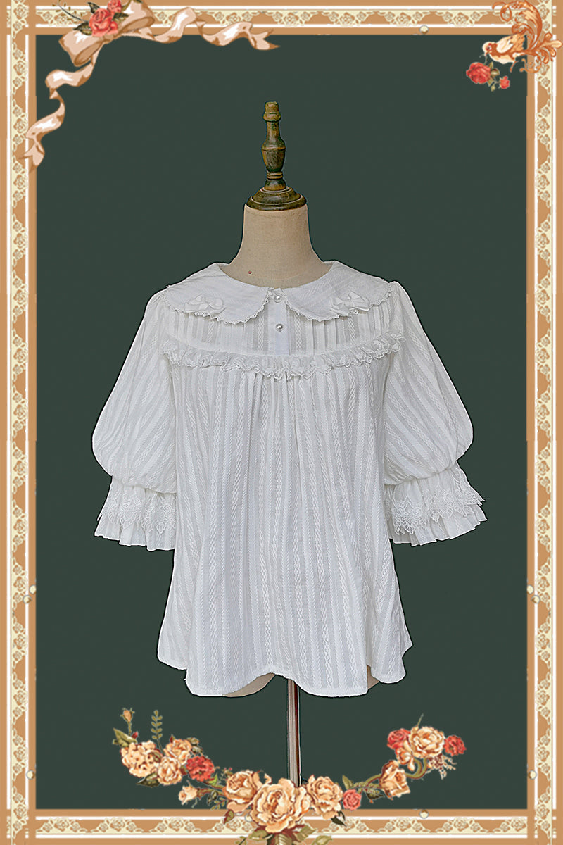 Infanta - Doll Lolita Cotton Short Sleeve - Blouse Innerwear