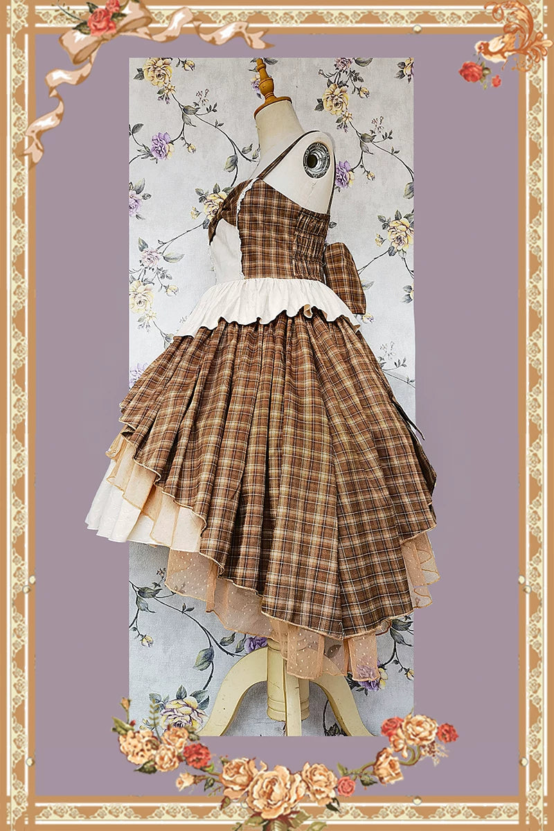 Infanta - Bookmark - Asymmetric Plaid JSK & Headbow