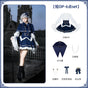 Short OP 6-piece set (short OP + cape + shoulder chain + brooch + navy bow tie + headpiece) Early stock / S