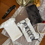Black and white layering combination, one each / One Size