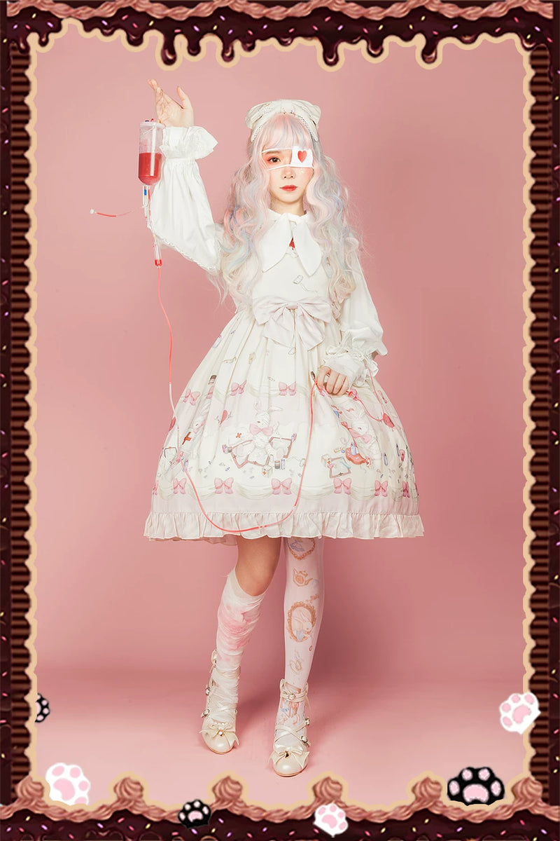 Infanta - Hospital Bunny - Nurse Caps & Headbows
