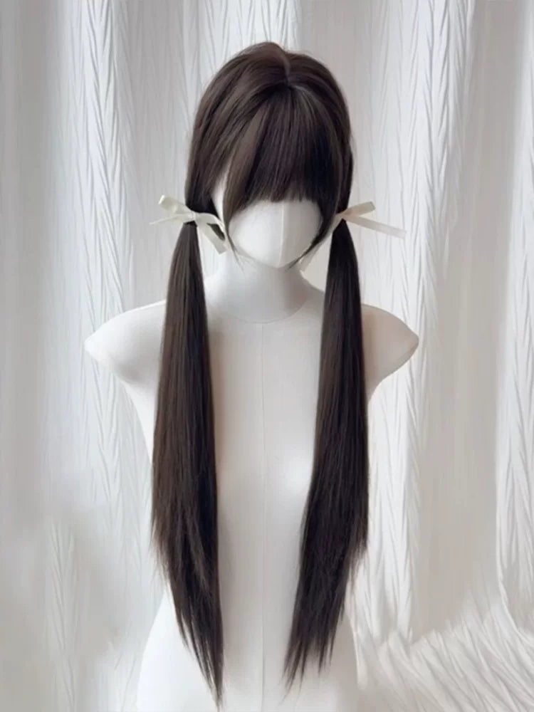 Cold Thoughts 75cm straight wig with fringe - view 3
