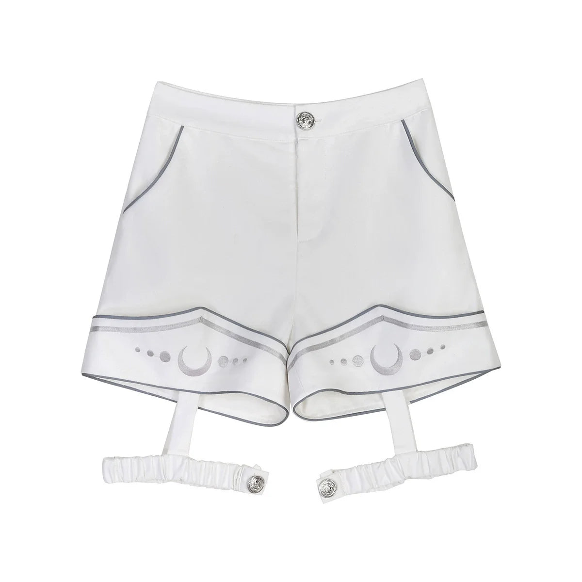 Cornfield Lolita - Cyber-Lolita Techwear - Ouji Lolita set with star-and-moon embroidery