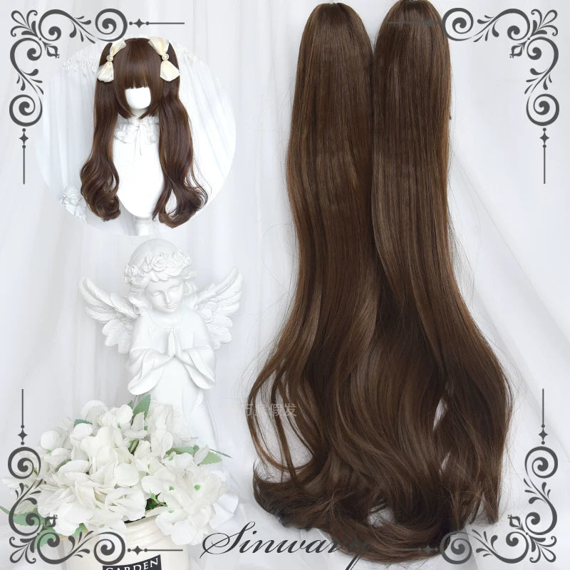 Sinwavy deep brown ponytail collection - view 5