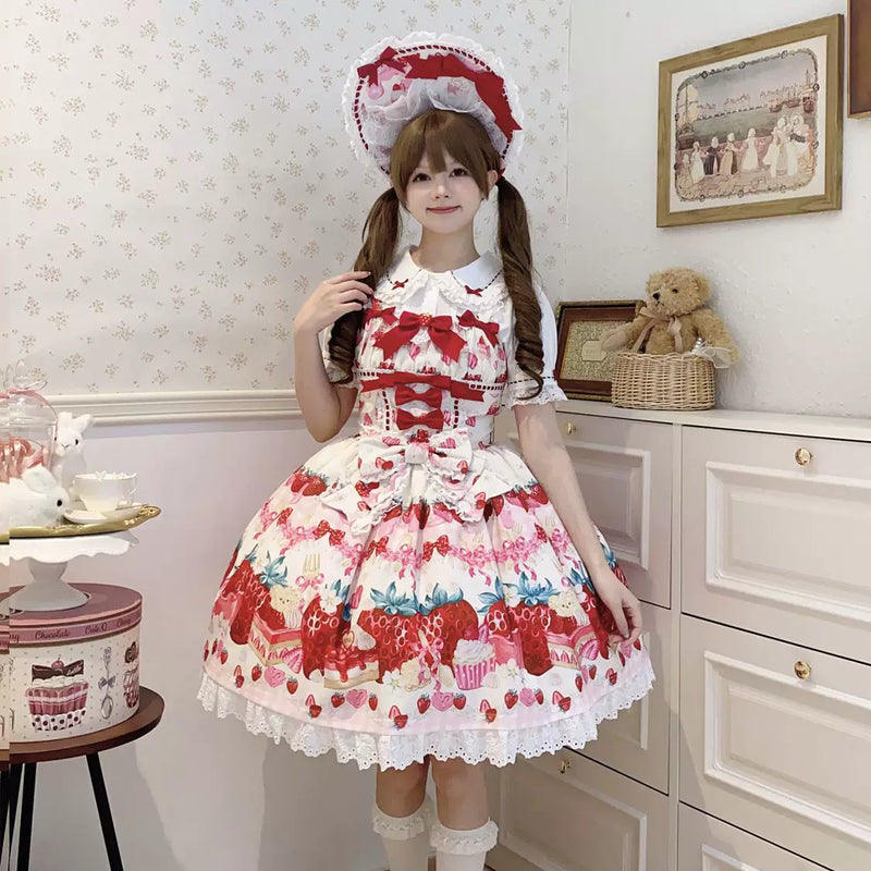 Hanguliang Sweet Berry Love JSK Dress