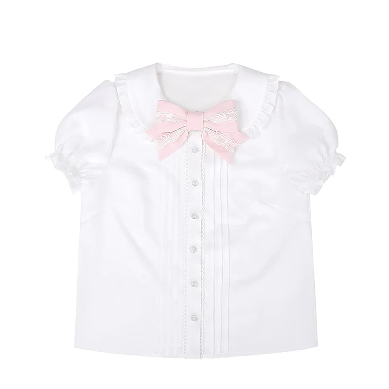To Alice - Old School - Lolita salopette with a three-tiered ruffled skirt
