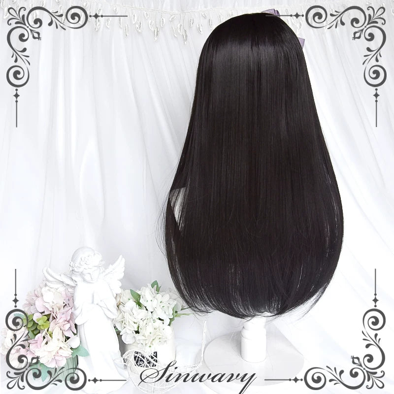 Black-purple layered Lolita wig - view 3