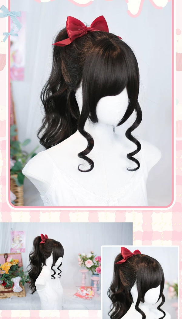 Sheng Wan high-ponytail long curly wig - additional view 1
