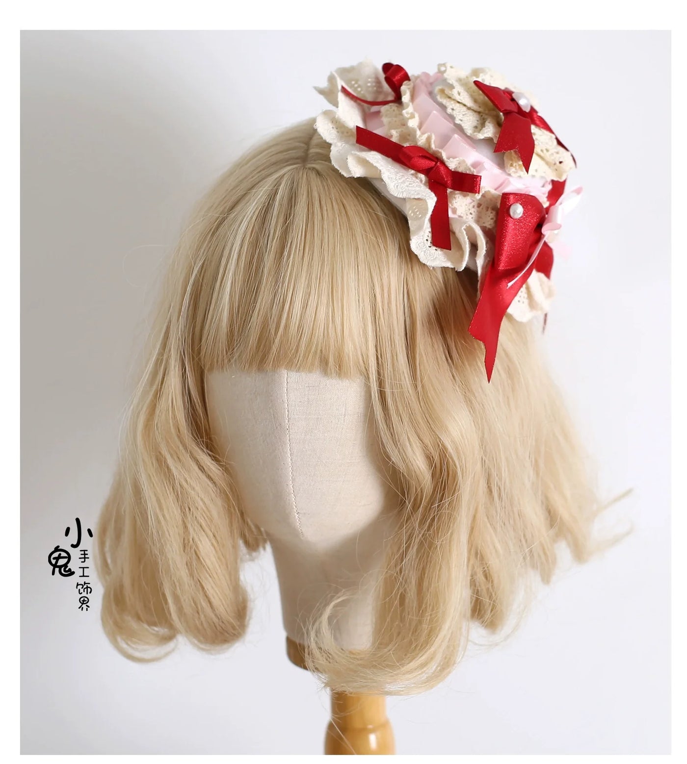 Xiaogui - Sweet Lolita Headdress - Triangle Cake Clip Headwear