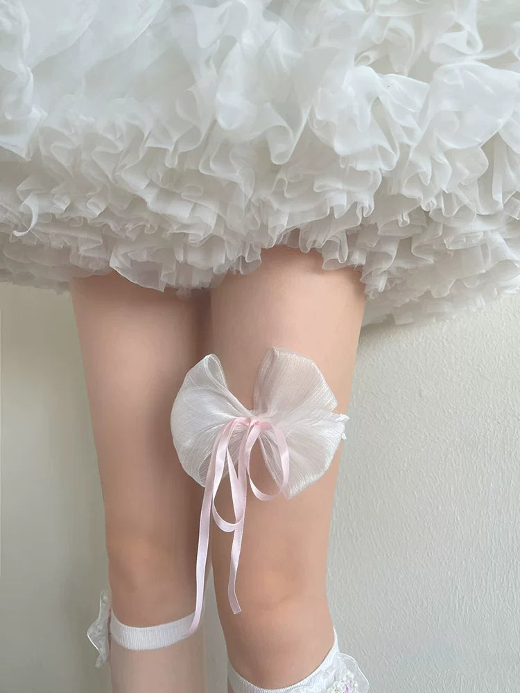 Sock Noble - Hello Kitty Crystal Layering - Crystal Socks with Foot Covers and Leg Ring Options