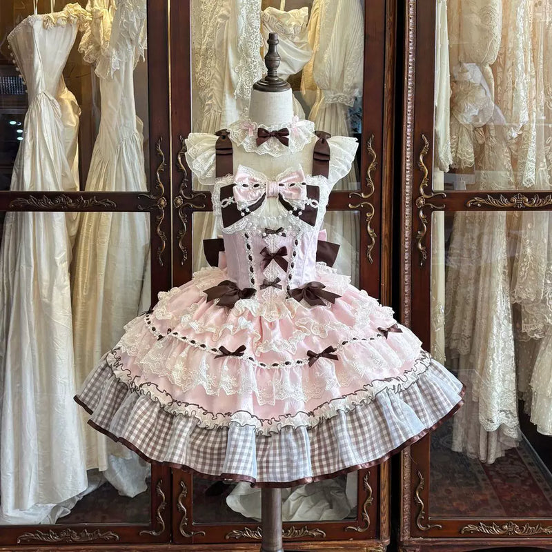 Confession Sweetheart - Sweet Grid Whispers - Sweet Lolita JSK