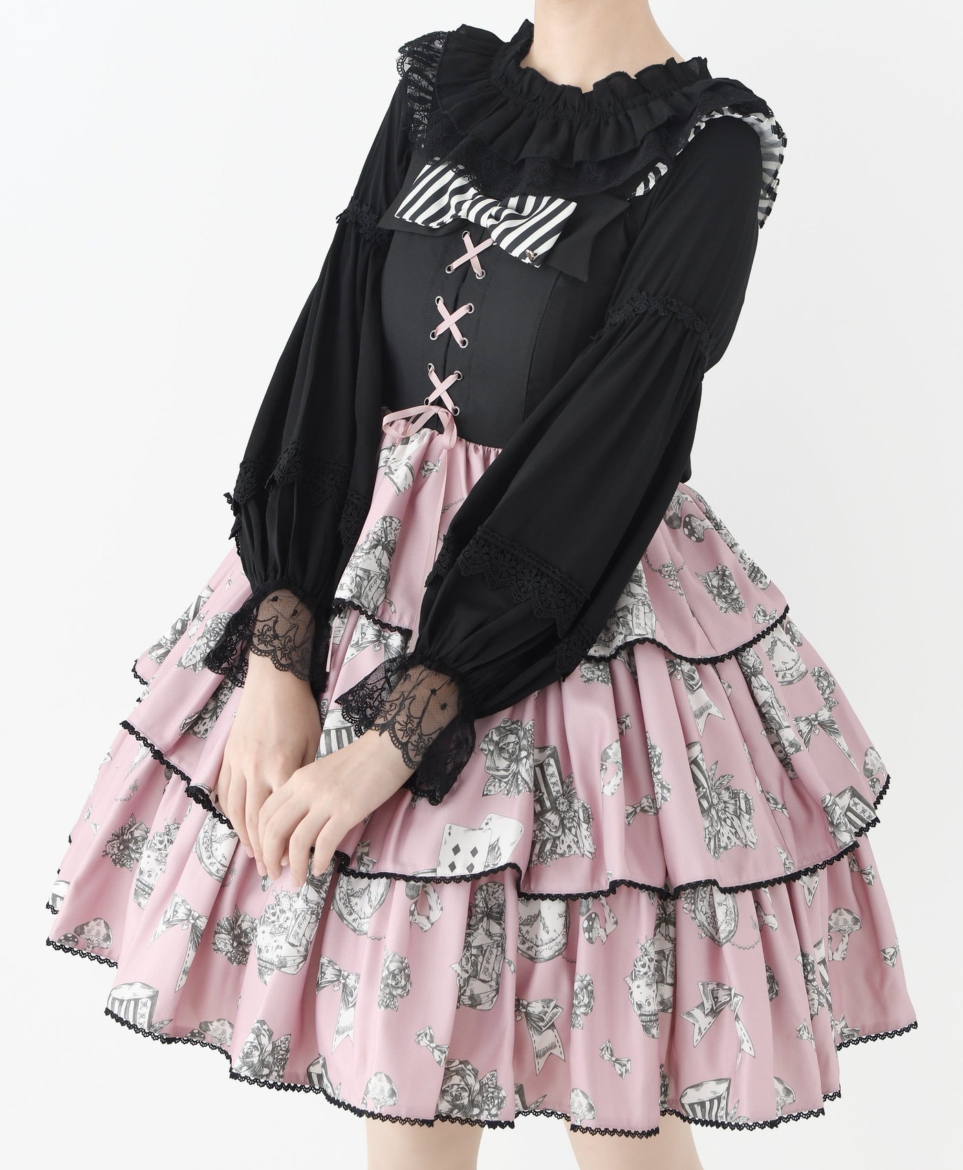 DMFS Lolita - Chiffon Off-Shoulder Classic Lolita - Blouse Innerwear