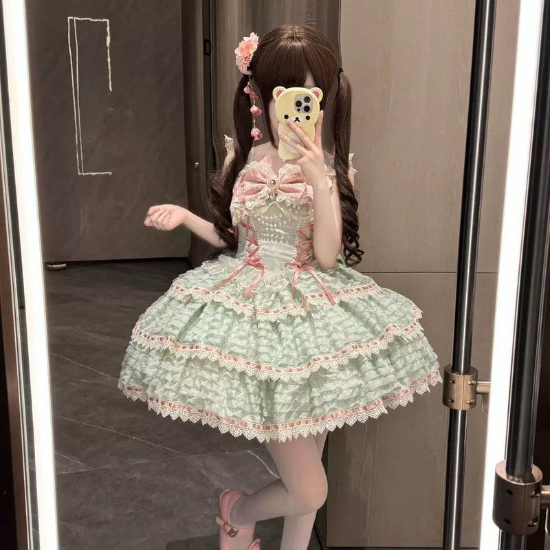 Hanguliang Flower Letter JSK Dress
