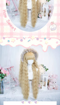 Dalao Home - Xing Yun - Light-gold Roman-curl fringe wig - Xing Yun Light Gold