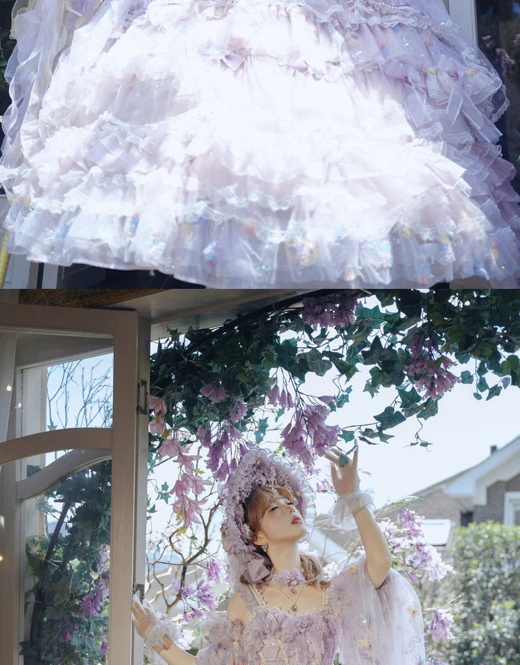Lolita - Princess on the Run - Lilac formal lolita JSK