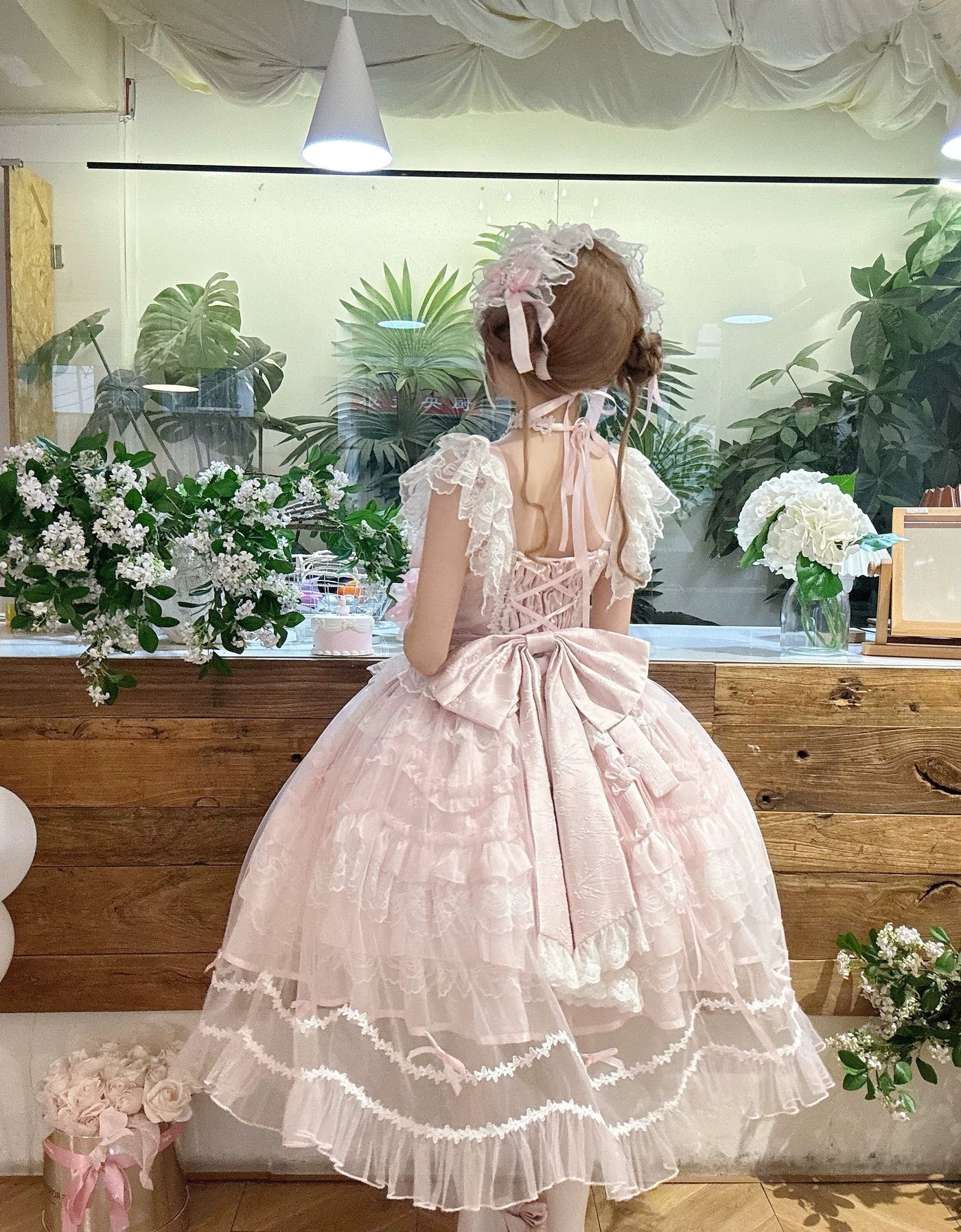 Sugar Girl - Eternal Vow - Wedding Lolita JSK, Detachable Overlay