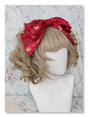 Single Item / Headbow - Wine Red / One Size