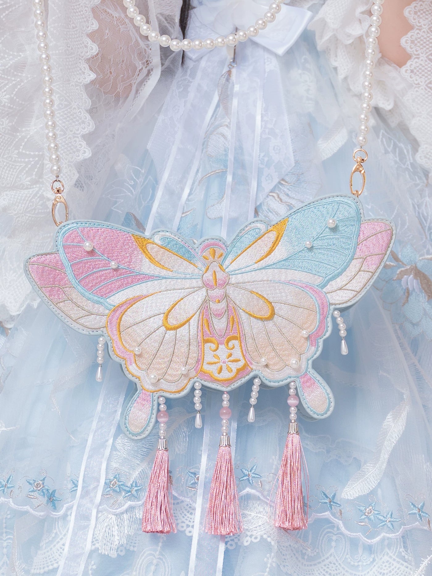 Lolita - Qi Lolita Butterfly Embroidered - Individually Selectable
