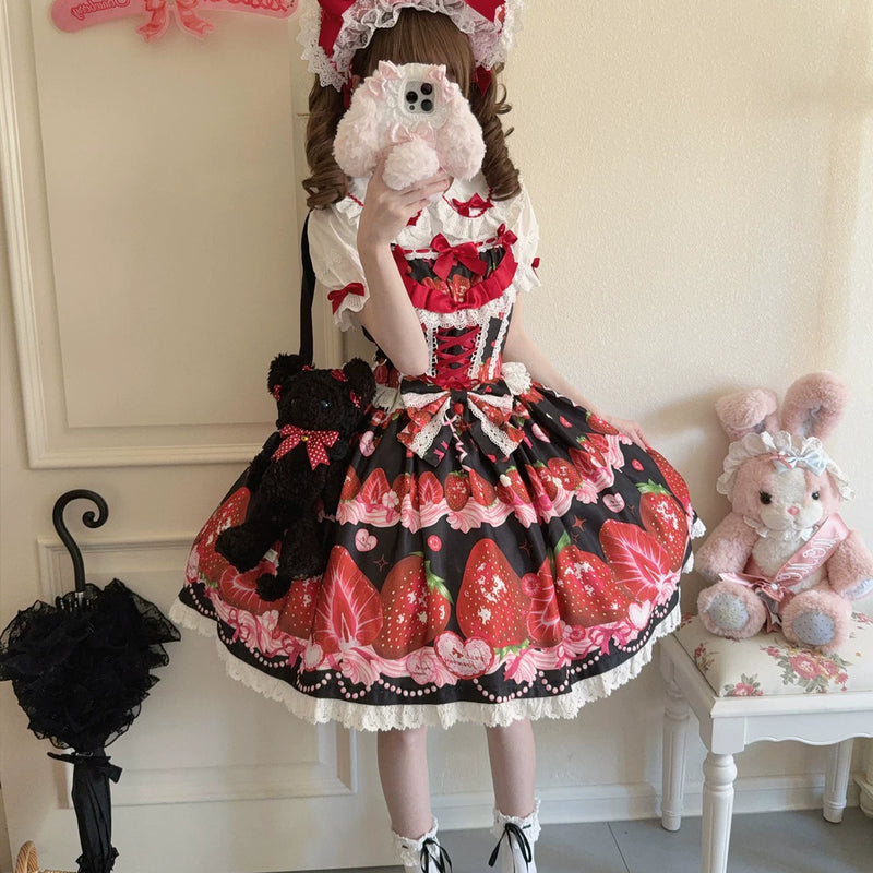 Hanguliang Sweet Berry Story Blouse
