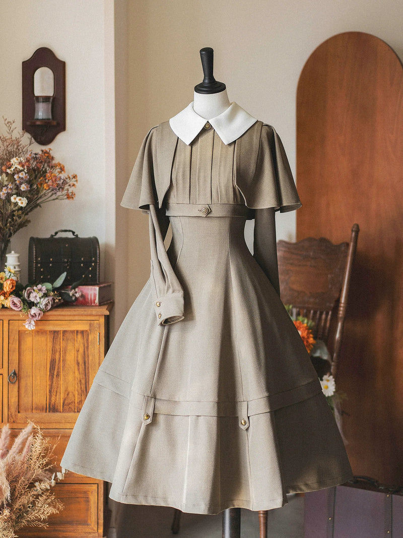 Forest Wardrobe - Forest Antique Trunk - Cape-Collar OP Dress - 9