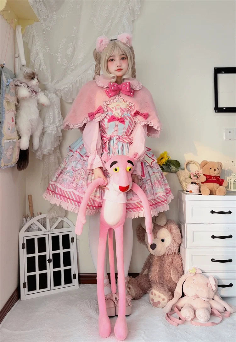 Letters from Unknown Star - Kawaii Lolita Cape Winter Lolita - Shawl Daily Outerwear
