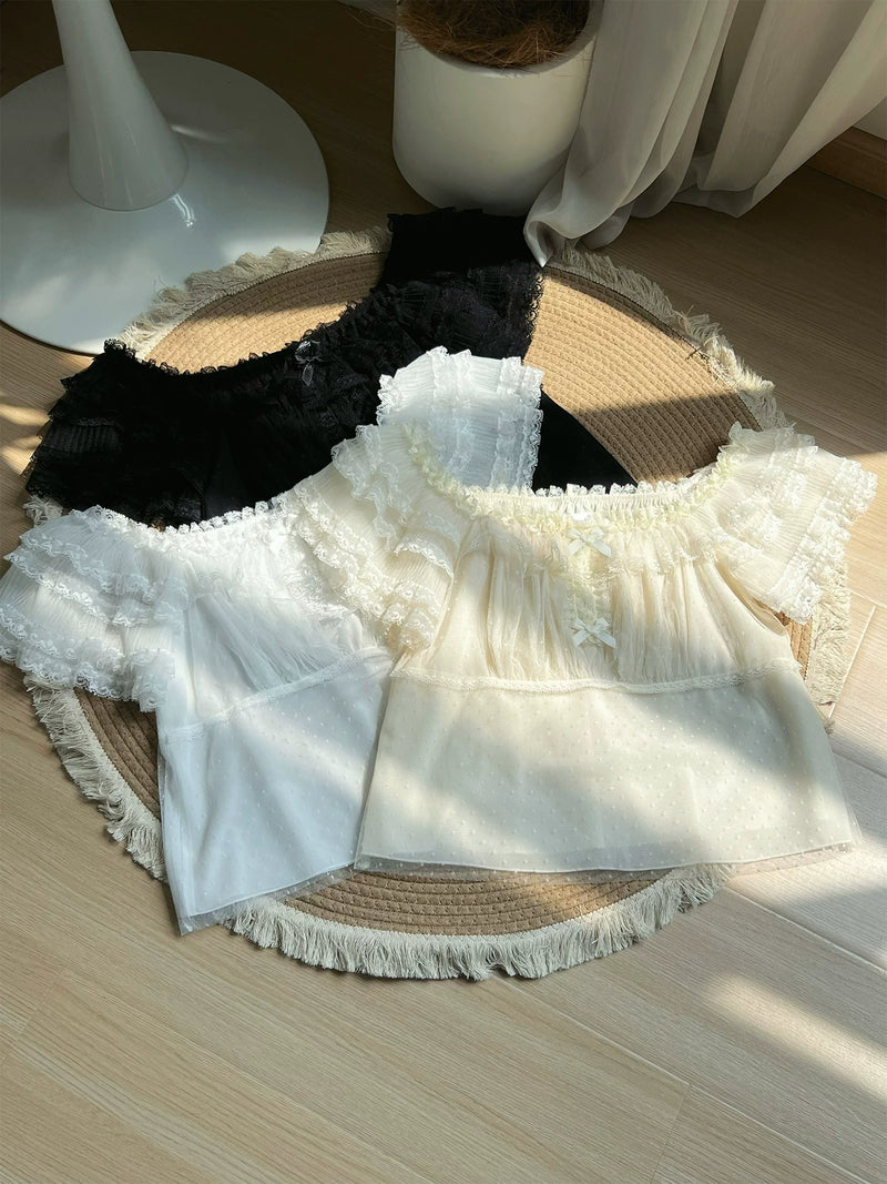 With PUJI - Little Sea Salt - Lolita Top detail view 3