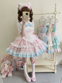 S / Pink JSK + Apron