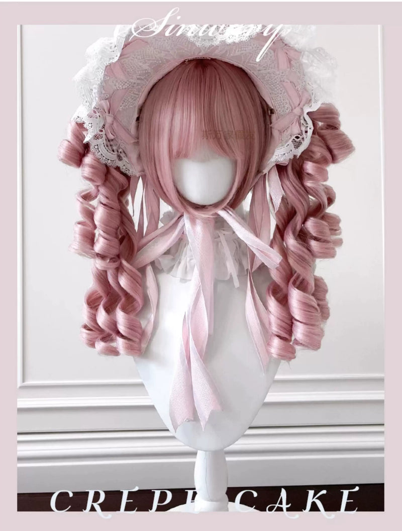 Sinwavy Mille-Feuille pink layered Roman curl wig - view 5