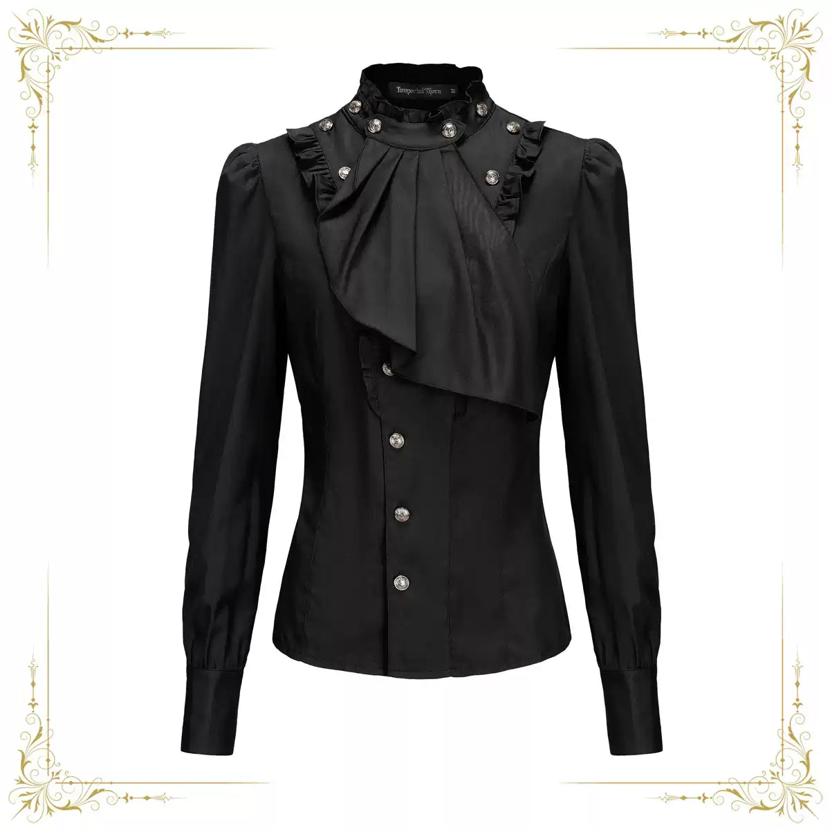 Immortal Thorn - Retro Ouji Lolita Blouse - Detachable Jabot Innerwear