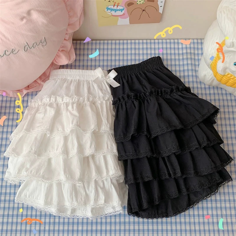 Sugar Girl - Cotton Lolita Bloomer - Loose Ruffled Hem Petticoat
