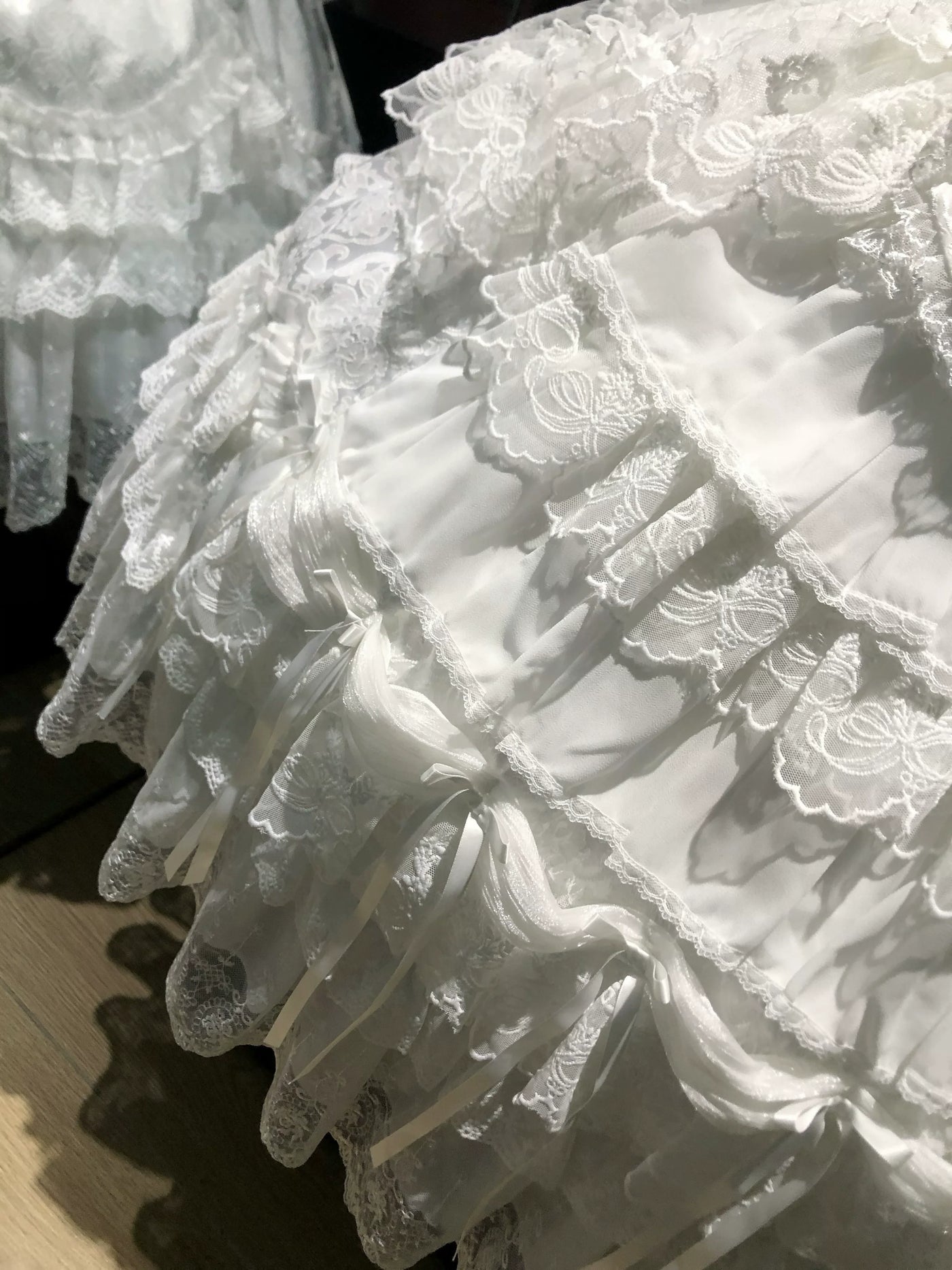 Sugar Girl - Eternal Floral Whisper - Sweet Lolita Tiered JSK Dress with Lace