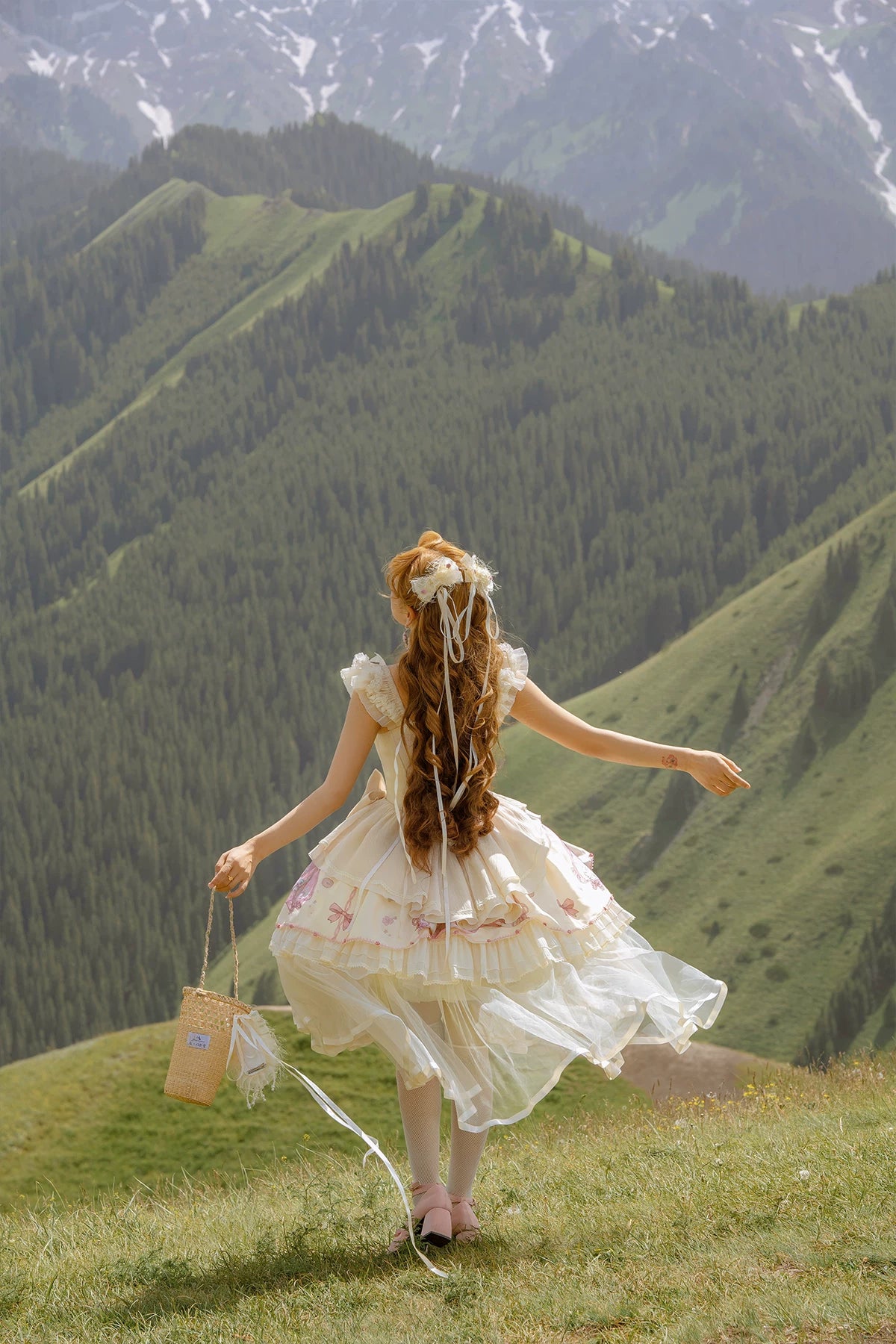 tonight - Lost Dreamland - Dreamcore Ballet Separates with Asymmetrical Vest and Skirt Options