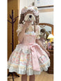 JSK dress + bow + apron + undershirt + train + hair clip / S