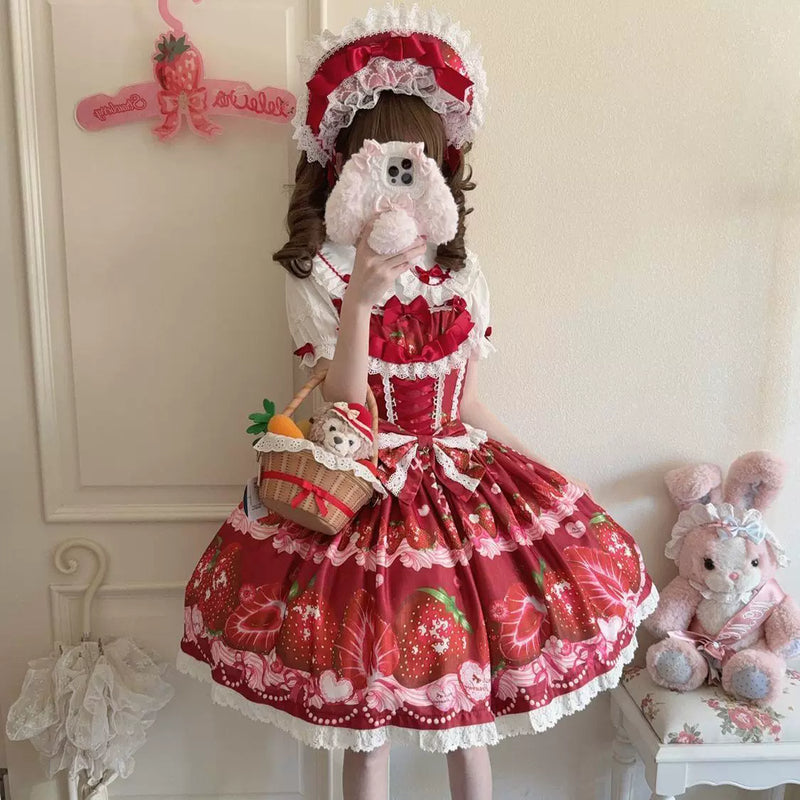 Hanguliang Sweet Berry Story JSK Dress