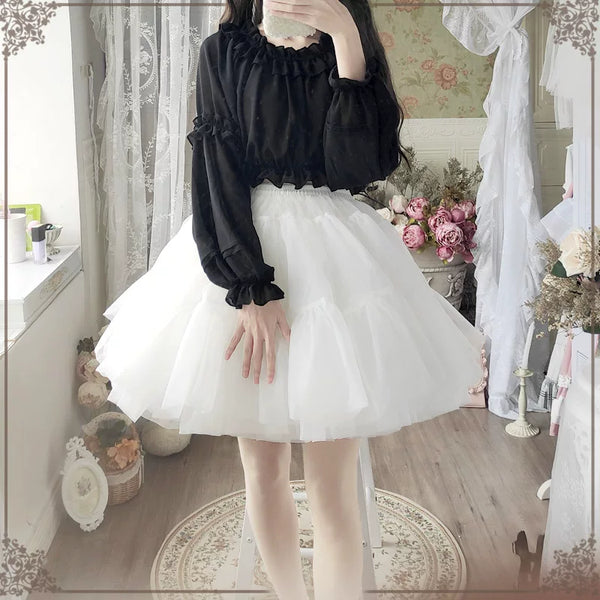 High-Volume 14-Metre Tulle Lolita Petticoat - 45 cm — additional product view
