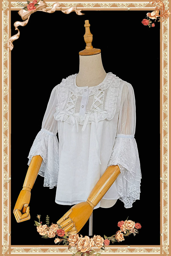 Infanta - Half a Spoon of Sugar - Hime-Sleeve Blouse