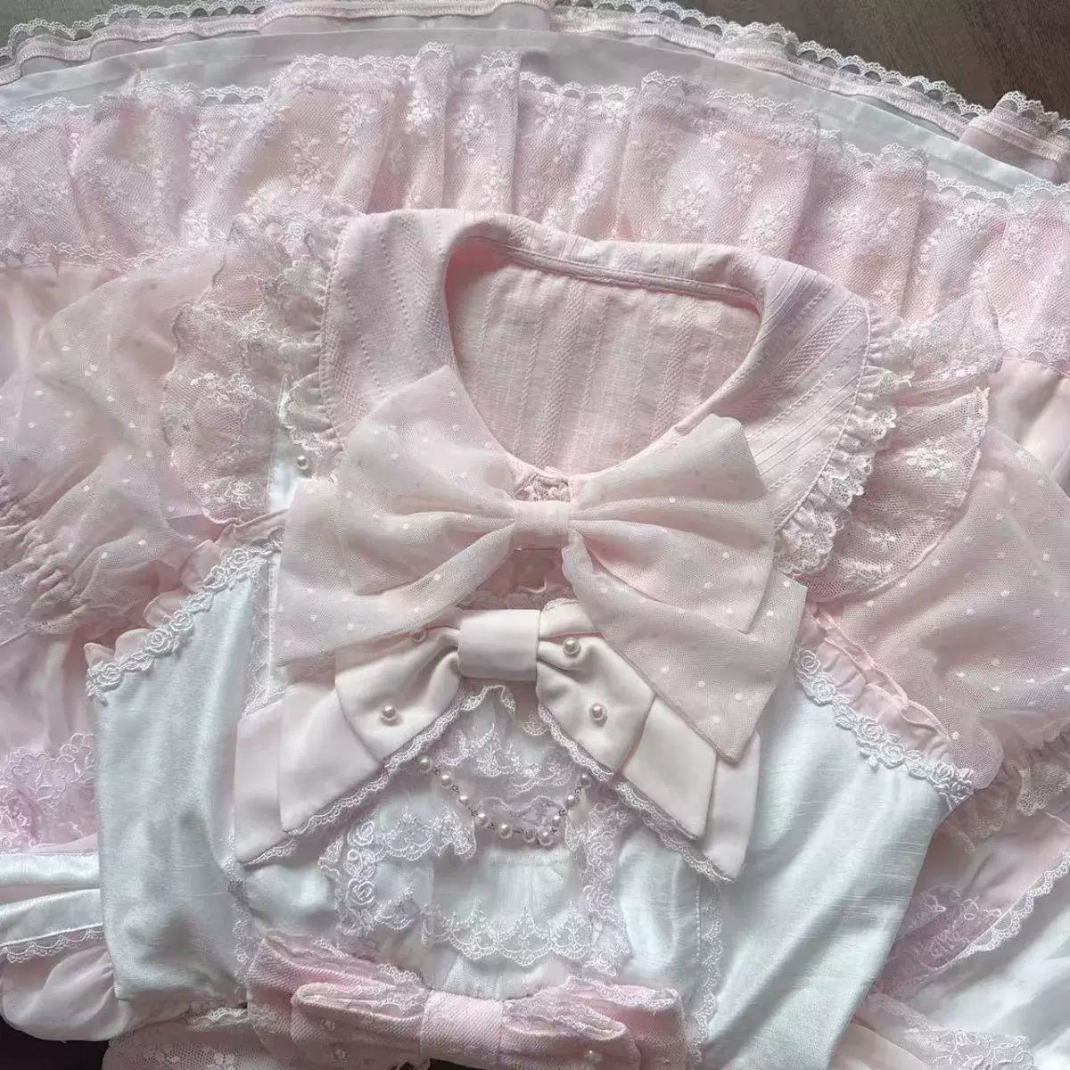 Sweetheart Dream Machine - Summer Doll Collar - Inner blouse with lace trim