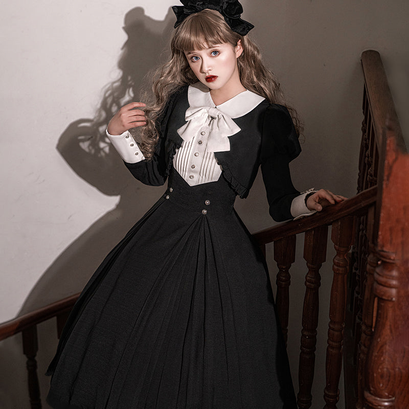 Letters from Unknown Star - Collection box - Spring Black Lolita OP