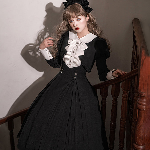 Letters from Unknown Star - Collection box - Spring Black Lolita OP