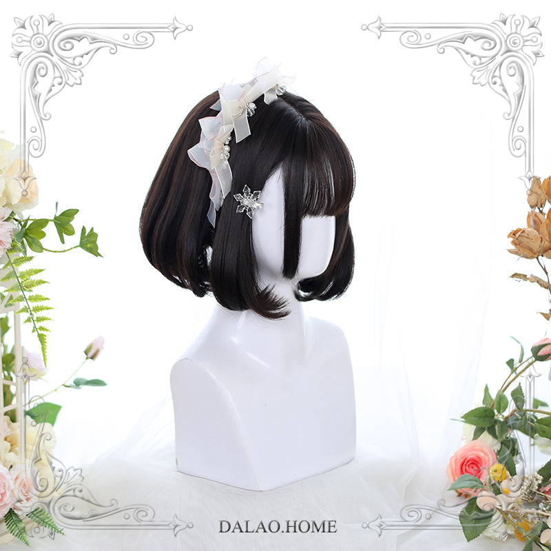 Dalao Home - Sweet 30cm BOBO Short Lolita Wig - Multicolors Wig