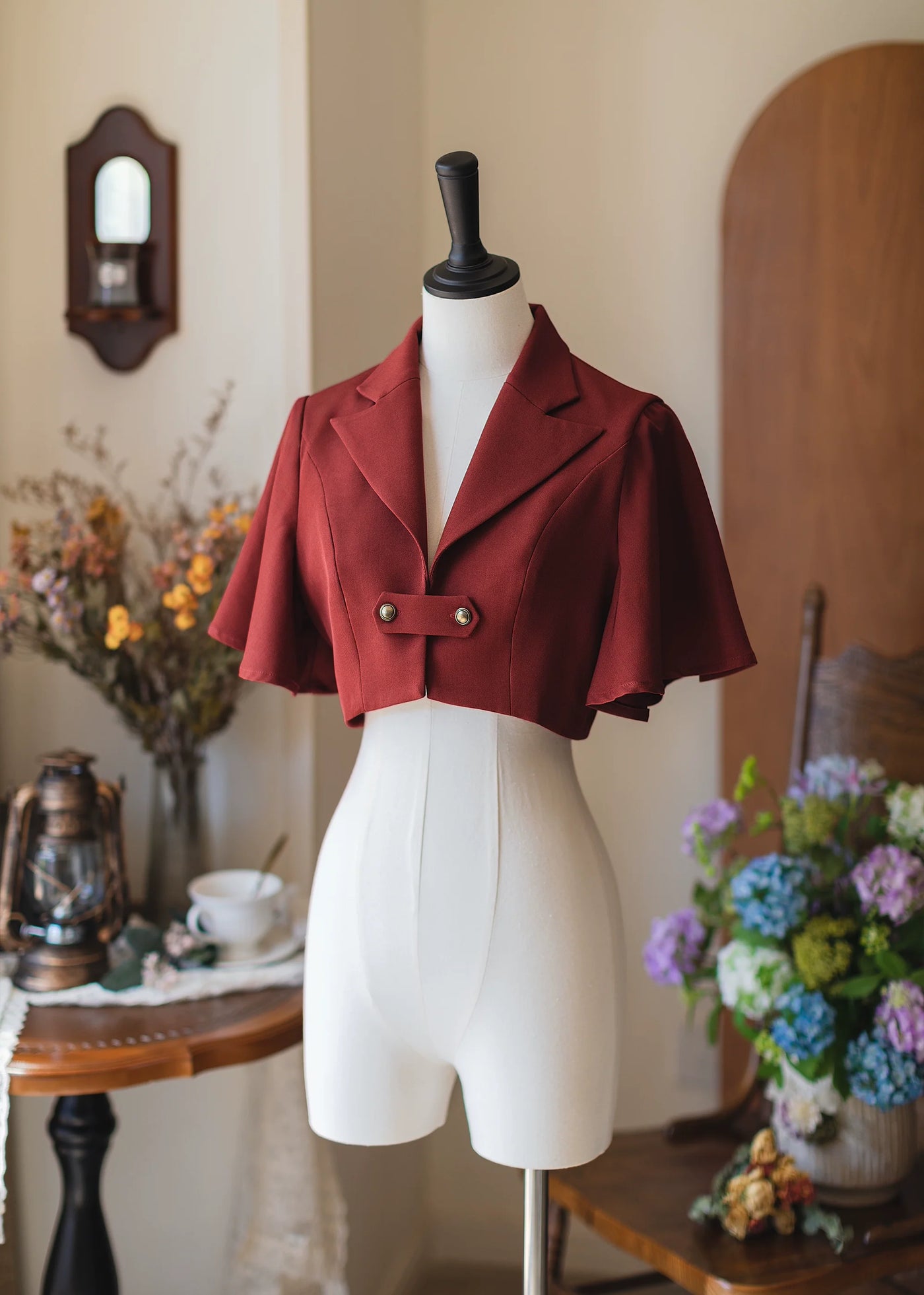 Vintage Lolita Fishbone Halter SK, Autumn Jacket (2XL L M S XL) 39620:634280